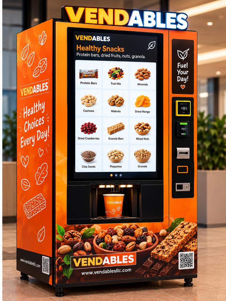 healthy snacks vending machine