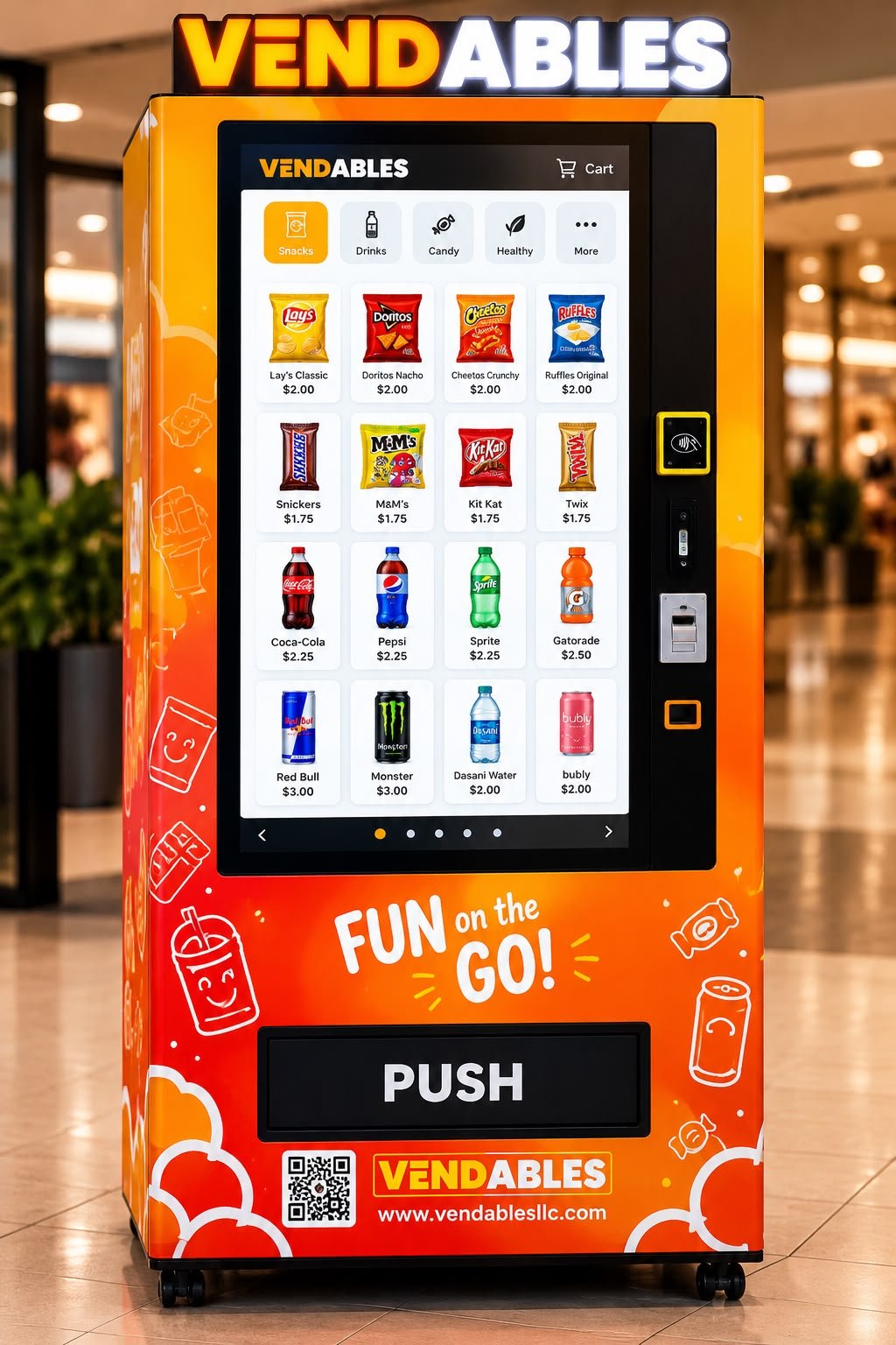 micromarket self-checkout store